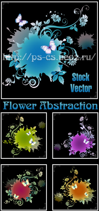 Flower Abstraction  Vector