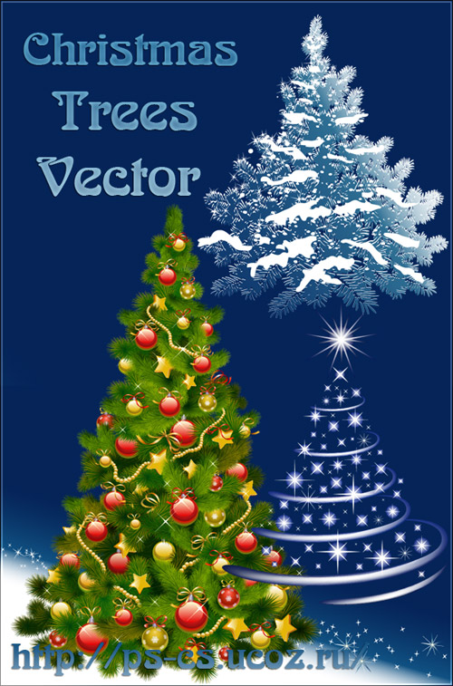 Christmas  Trees Vector