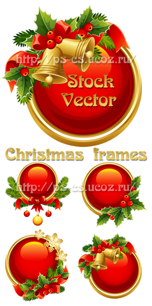 Christmas Vector frames